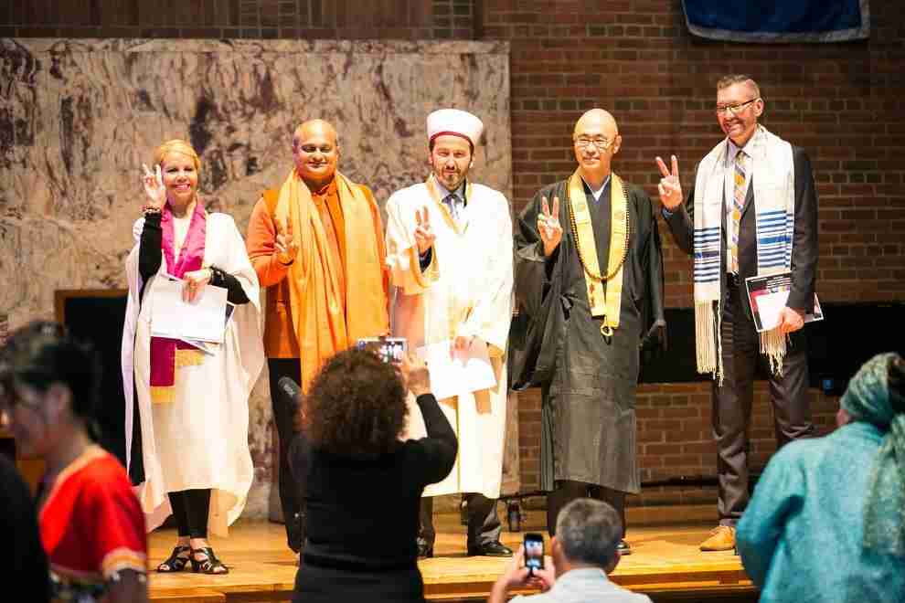 multi-religious peace prayer and reflection by Faith Leaders in New York City